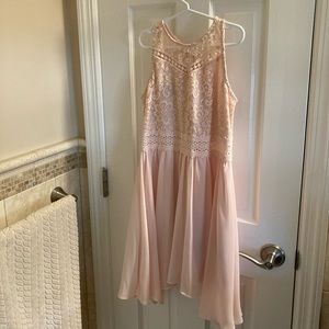 Beautiful blush pink party dress
